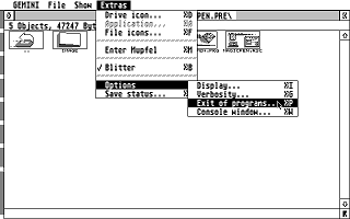 Gemini atari screenshot